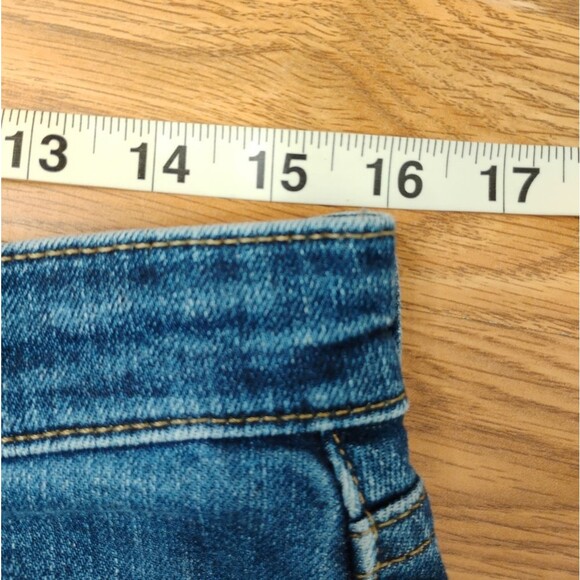 Marks & Spencer Distressed Cropped Jeans Boyfriend size 12 short UK size - Picture 7 of 16